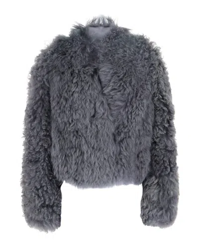 Ferragamo Shearling Cropped Jacket