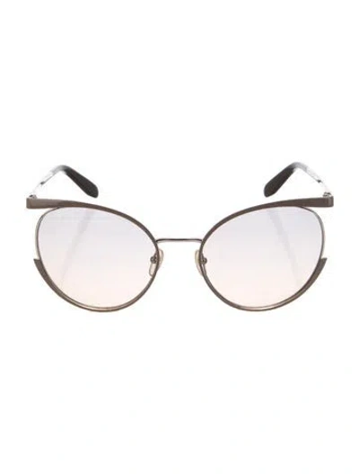 Pre-owned Ferragamo Shield Gradient Sunglasses In Neutral