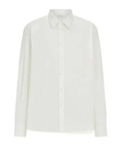 FERRAGAMO SHIRT WITH TONAL EMBROIDERED F
