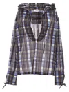 Ferragamo Men Check Blouse In Multicolor