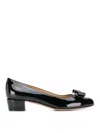 Ferragamo Vara Soft' Pumps In Black