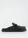 Ferragamo Mule With Gancini Ornament In Schwarz