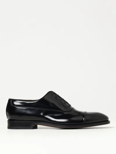 FERRAGAMO BROGUE SHOES FERRAGAMO MEN COLOR BLACK,413221002
