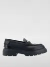 Ferragamo Brooke Loafers With Chunky Sole And Gold-tone Hardware In Black