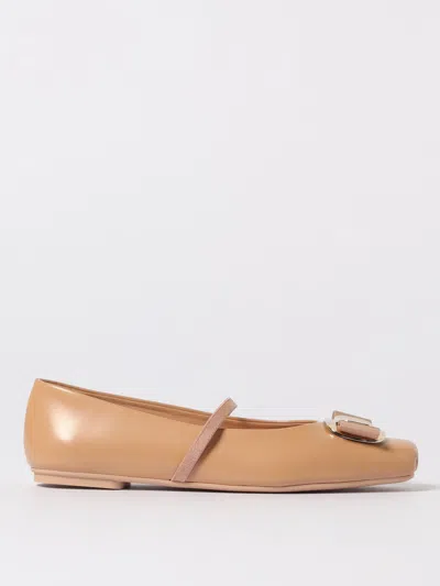 FERRAGAMO BALLET FLAT FERRAGAMO WOMAN COLOR BLUSH PINK,434247080