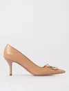Ferragamo Lara 70 Maxi Gancini Leather Pumps In Neutral