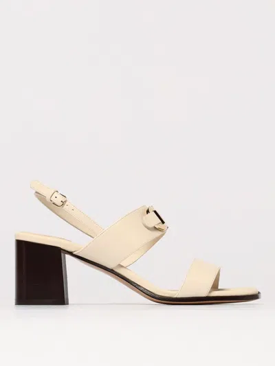 FERRAGAMO HEELED SANDAL FERRAGAMO WOMAN COLOR YELLOW CREAM,423984090