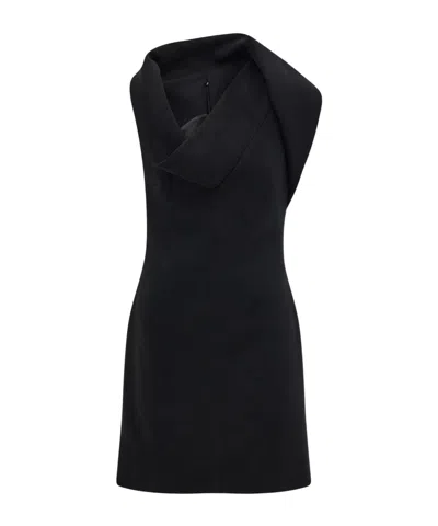 FERRAGAMO SHORT ASYMMETRIC DRESS