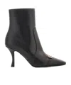 Ferragamo Short Boot In Black