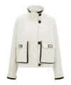Ferragamo Short Jacket In White