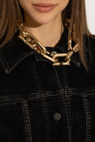 Ferragamo Short Necklace In Gold