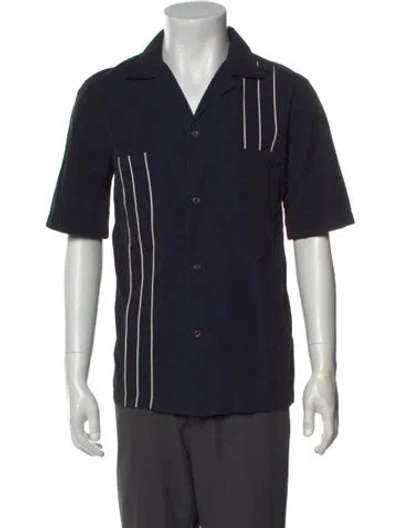 Pre-owned Ferragamo Short Sleeve Shirt In Blue