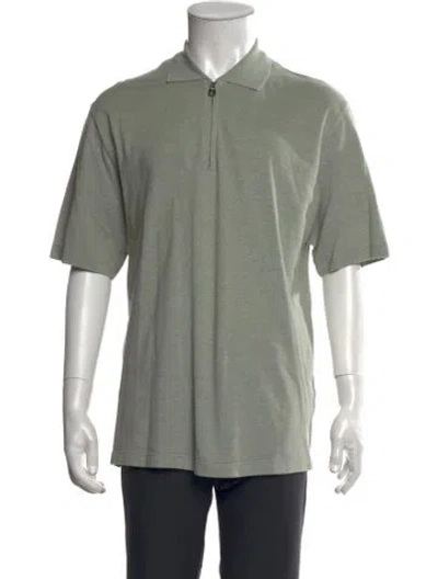 Pre-owned Ferragamo Short Sleeve Shirt In Green