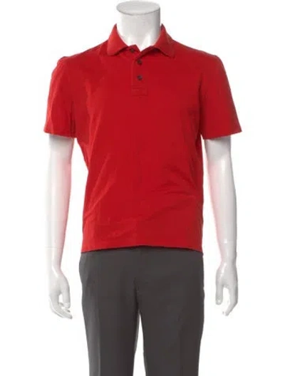 Pre-owned Ferragamo Short Sleeve Shirt In Orange