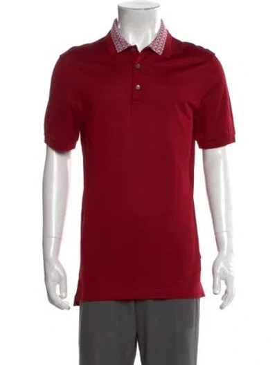 Pre-owned Ferragamo Short Sleeve Shirt In Red