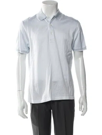 Pre-owned Ferragamo Short Sleeve Shirt In White
