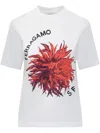 Ferragamo Short-sleeved T-shirt In White