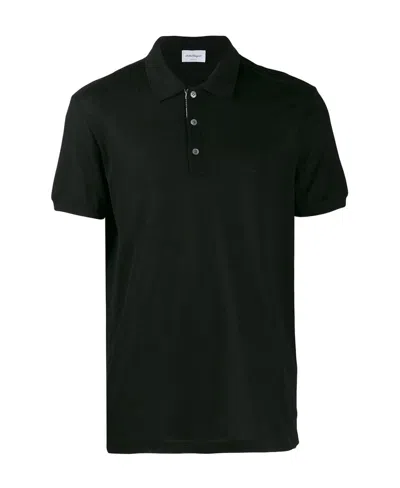 Ferragamo Short-sleeved Polo Shirt In Black