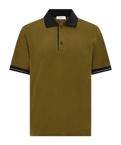 FERRAGAMO FERRAGAMO COLOR BLOCK DETAIL POLO SHIRT