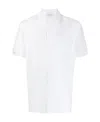 Ferragamo Short-sleeved Polo Shirt In White