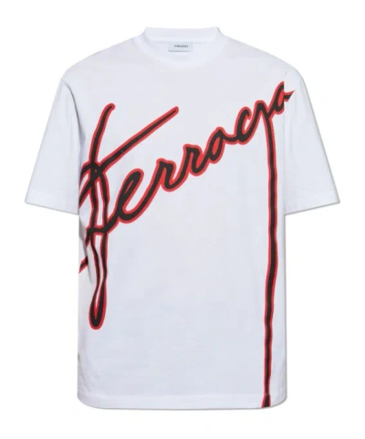 Ferragamo Short-sleeved T-shirt In White