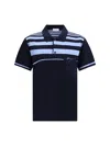 Ferragamo Short Sleeves Polo Shirt In Blue