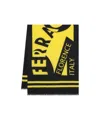 Ferragamo Maxi-logo Stole In Black