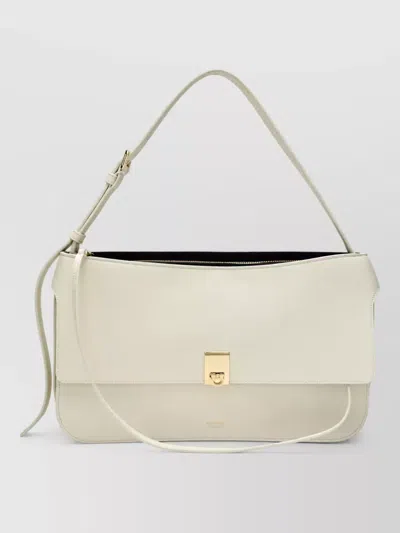 Ferragamo Shoulder Bag In White