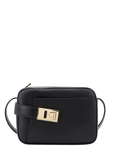 Ferragamo Shoulder Bag In Black
