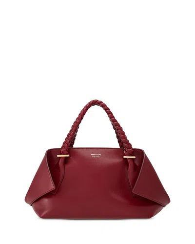 FERRAGAMO SMALL BLOSSOM TOP HANDLE BAG