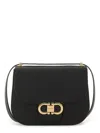 Ferragamo Double Gancini Crossbody Flap Bag In Pattern