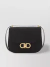 Ferragamo Double Gancini Crossbody Flap Bag In Pattern