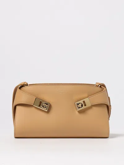 Ferragamo Shoulder Bag  Woman Color Beige In Sand