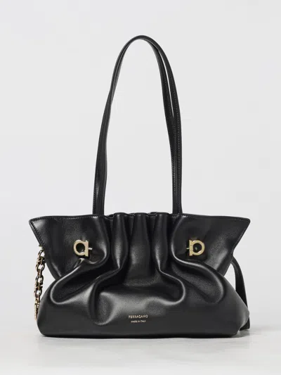 FERRAGAMO SHOULDER BAG FERRAGAMO WOMAN COLOR BLACK,H68336002