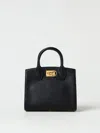 Ferragamo Nero Bonbon Calf Leather Bags In Black