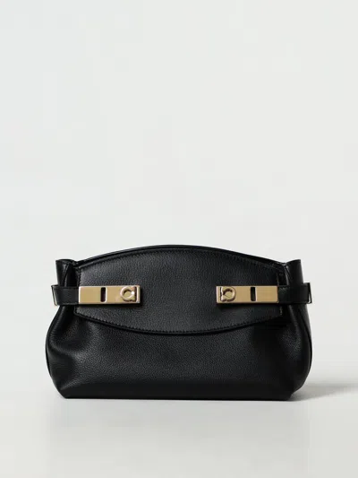 Ferragamo Shoulder Bag  Woman Color Black In 黑色