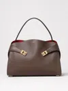 Ferragamo Structured Silhouette Shoulder Bag With Top Handle In Brown