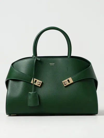 Ferragamo Shoulder Bag  Woman In Green