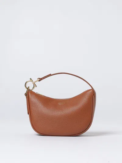 Ferragamo Shoulder Bag  Woman Color Leather In Brown