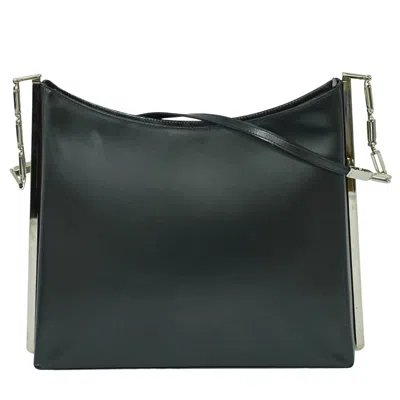 Pre-owned Ferragamo Shoulder Bag Leather Leather Shoulder Bag Bag () In Black