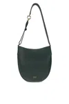 Ferragamo Medium Hobo North-south Leather Shoulder Bag In Green