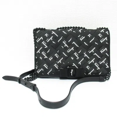 Pre-owned Ferragamo Shoulder Bag () In Black