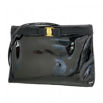 Pre-owned Ferragamo Shoulder Bag () In Black