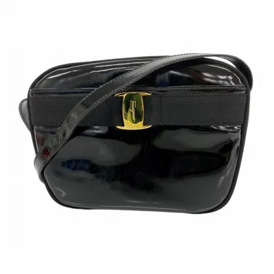 Pre-owned Ferragamo Shoulder Bag () In Black
