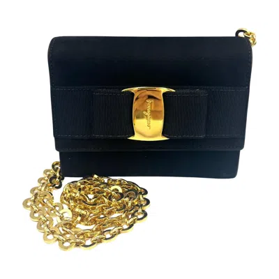 Pre-owned Ferragamo Shoulder Bag () In Black