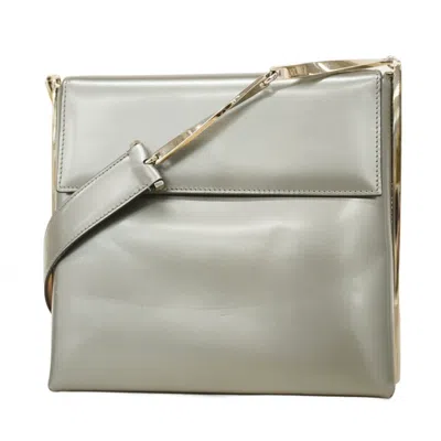 Pre-owned Ferragamo Shoulder Bag () In Gray