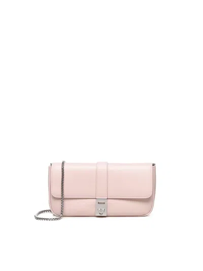 Ferragamo Shoulder Bag With Gancini Buckle In Pink