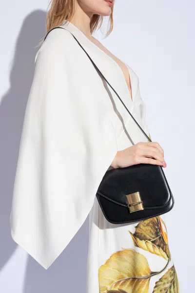 Ferragamo Shoulder Bag With Logo In Black