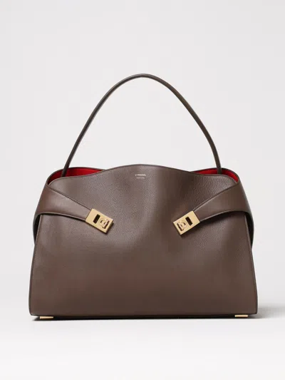 Ferragamo Shoulder Bag Woman Dove Grey In Gray