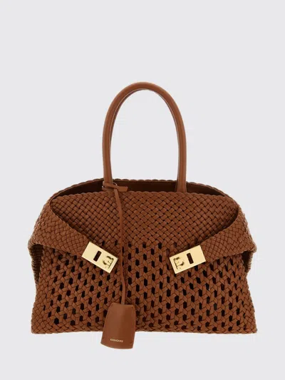 Ferragamo Shoulder Bag Woman  In Brown